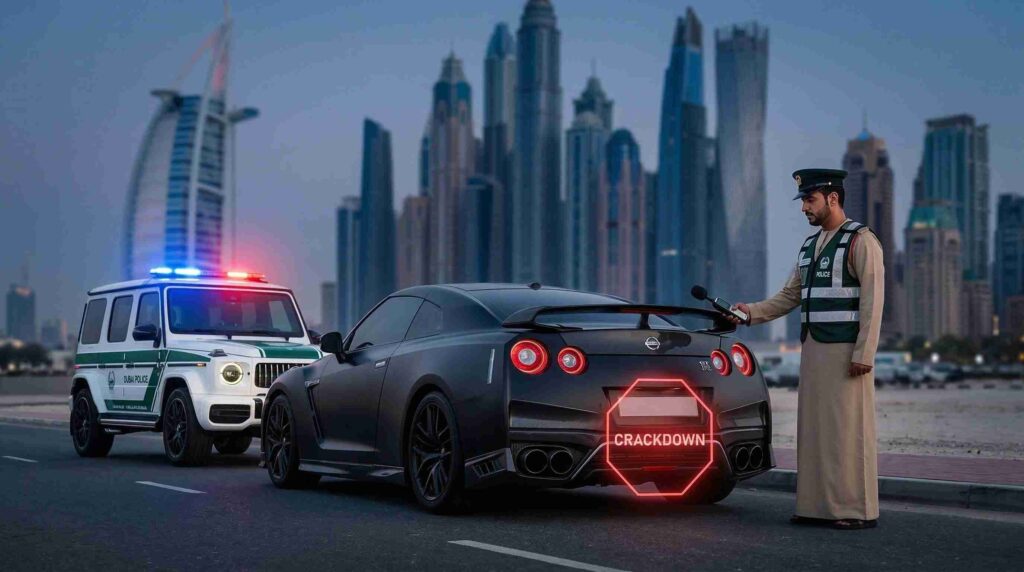 Dubai Police modified cars