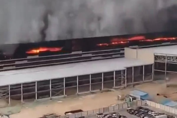 BYD parking garage fire