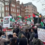 London Israel embassy protests