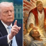 Trump Jesus image backlash