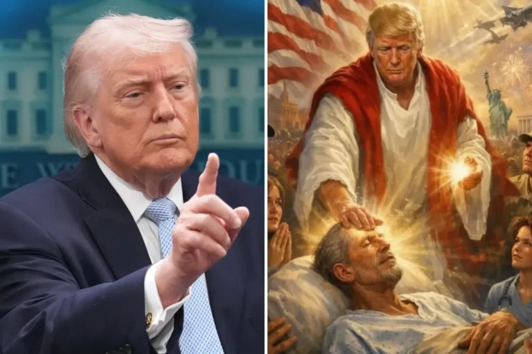 Trump Jesus image backlash