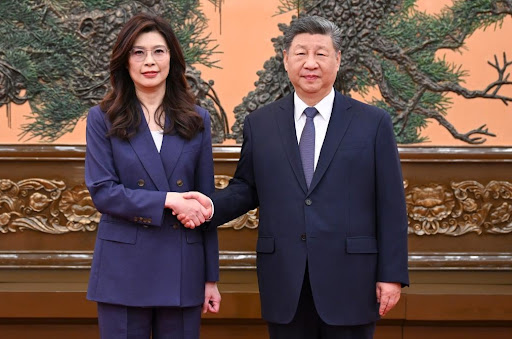 Cheng Li-wun meets Xi